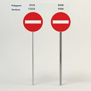 no entry, one way street. signs