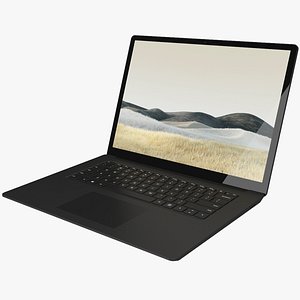 realistic microsoft surface laptop 3D