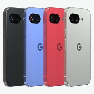 3D Google Pixel 10a All Colors model