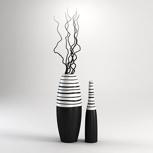 Branch in Vases