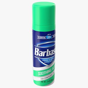 Barbasol Shave Cream Travel Can Aloe