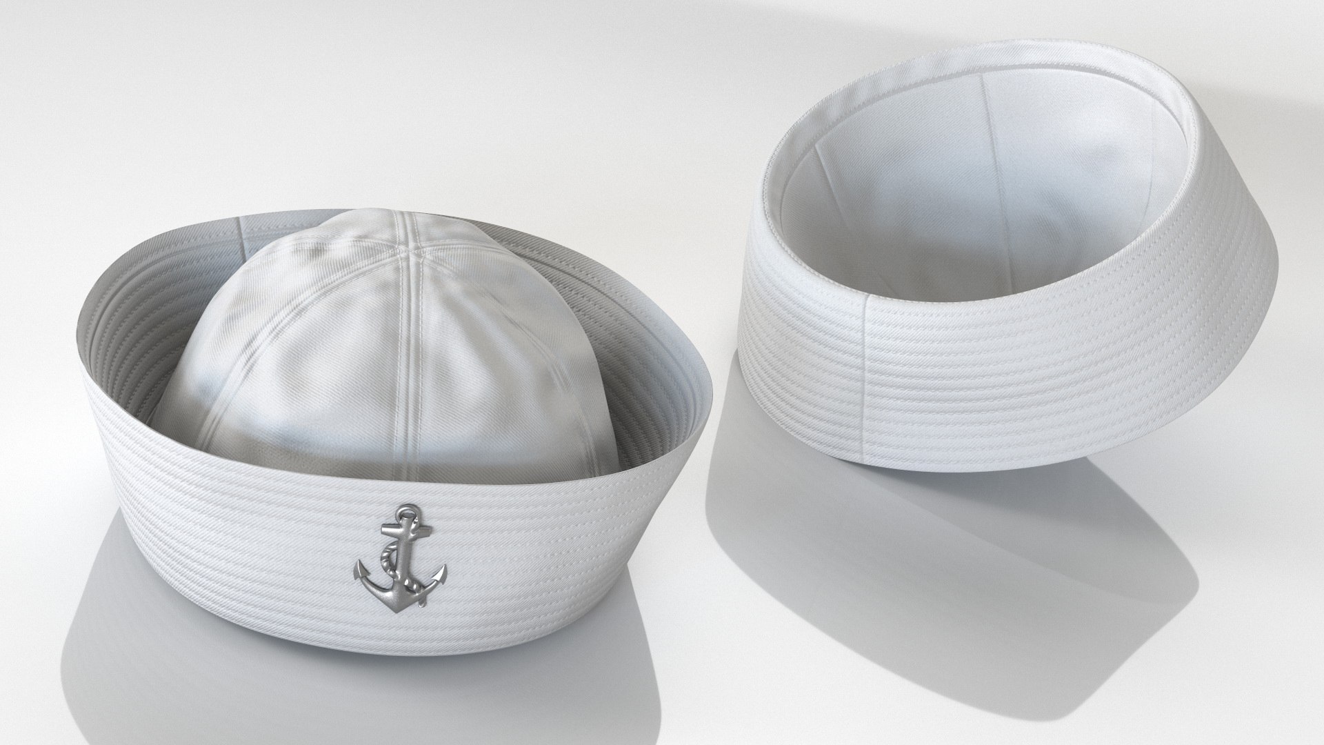 Sailor Hat 3D model preview
