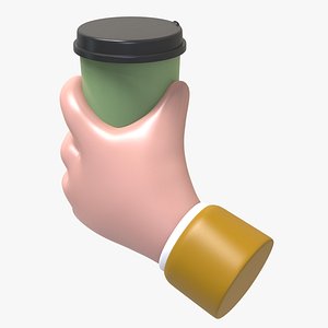 Hand Holding Coffee Cup