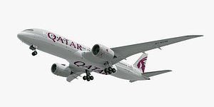 3d boeing 787-8 dreamliner plane model