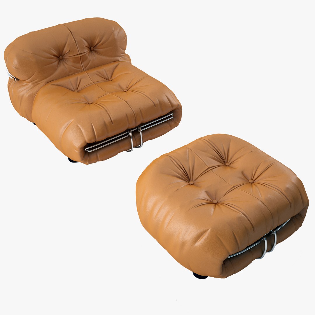 modelo 3d Sillón Soriana TurboSquid 1733311