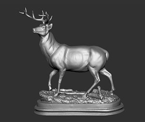 deer sculpture 3D