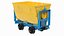 3D wagon mining cart model