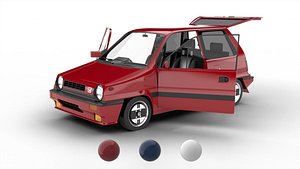 Honda City R 1985 HQ 3d model 3D model