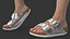 Womens Feet in Casual Flip-Flops