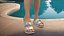 Womens Feet in Casual Flip-Flops
