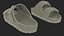Womens Feet in Casual Flip-Flops