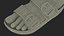 Womens Feet in Casual Flip-Flops