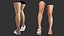 Womens Feet in Casual Flip-Flops