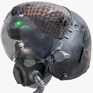 F-35 Flight Helmet Detailed PBR