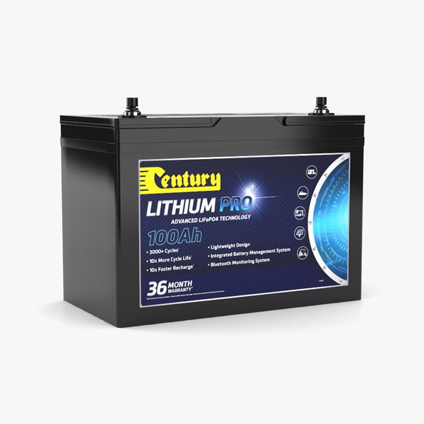modelo 3d Century Lithium Pro Battery - TurboSquid 1979524