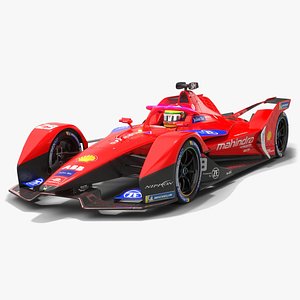 3D Mahindra Racing Formula E Season 2021 2022 model