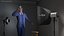 Studio Softbox Light on Tripod model