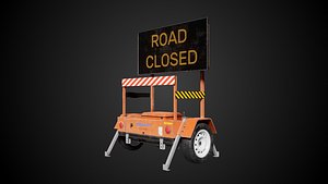 Traffic Message Sign Trailer