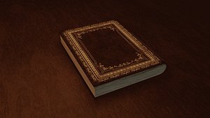 3D Old Book from Asset