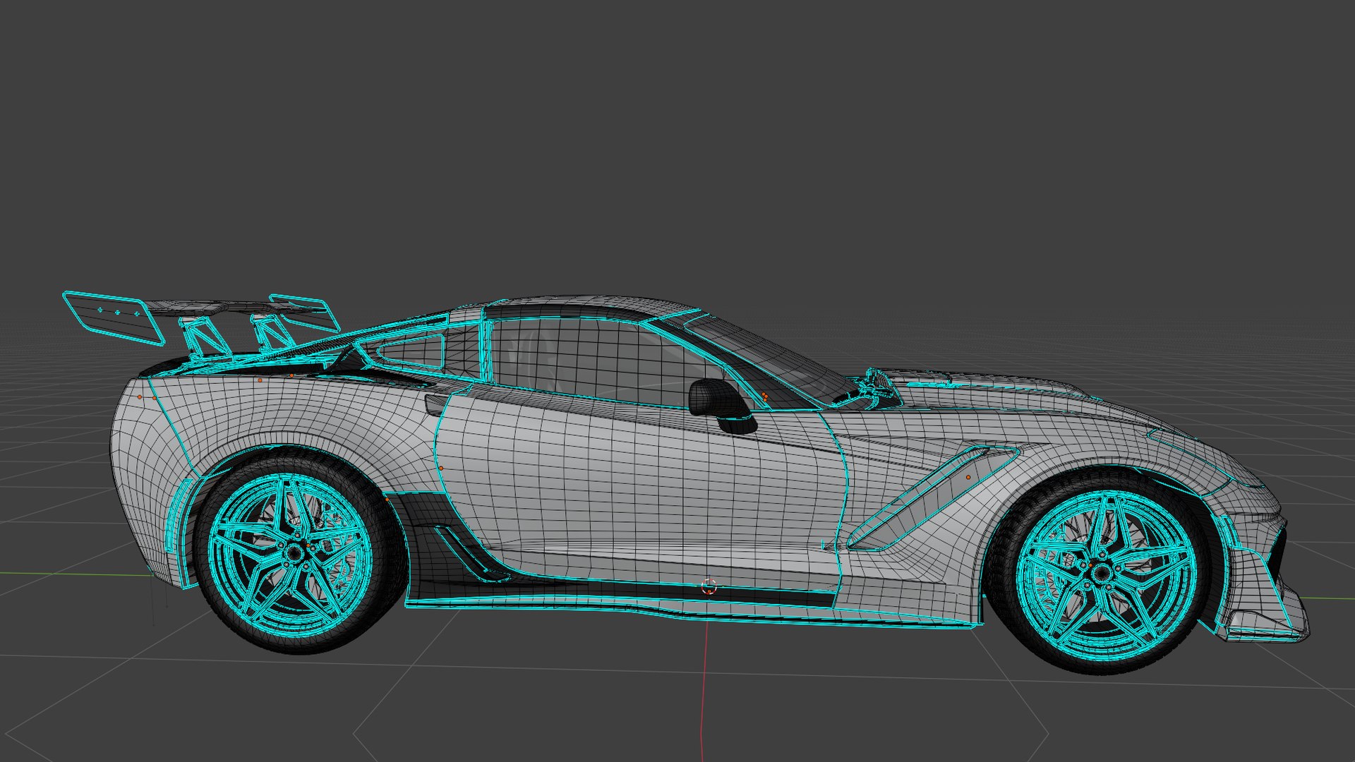Chevrolet Corvette C7 ZR1 3D Model - TurboSquid 2641903