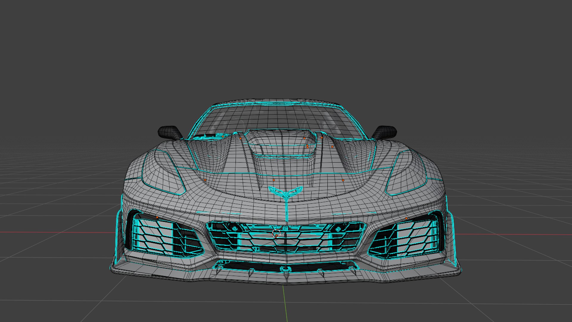 Chevrolet Corvette C7 ZR1 3D Model - TurboSquid 2641903
