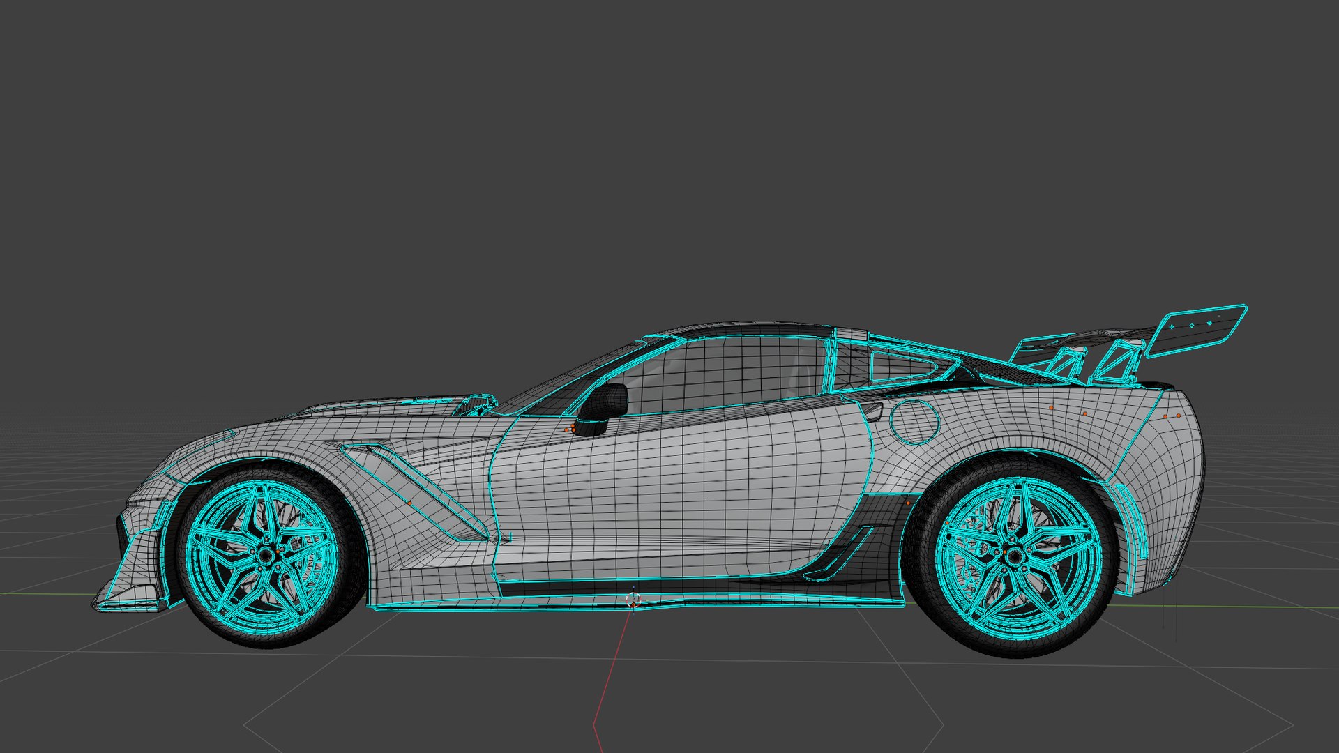 Chevrolet Corvette C7 ZR1 3D Model - TurboSquid 2641903
