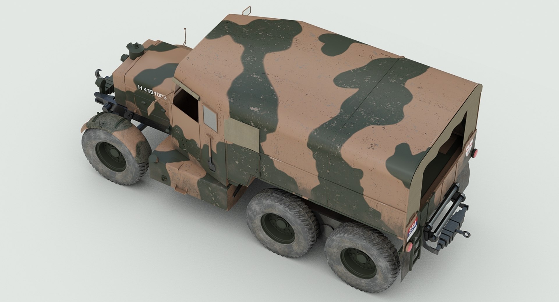 Ww2 Scammell R100 Gun Tractor 3d 3ds