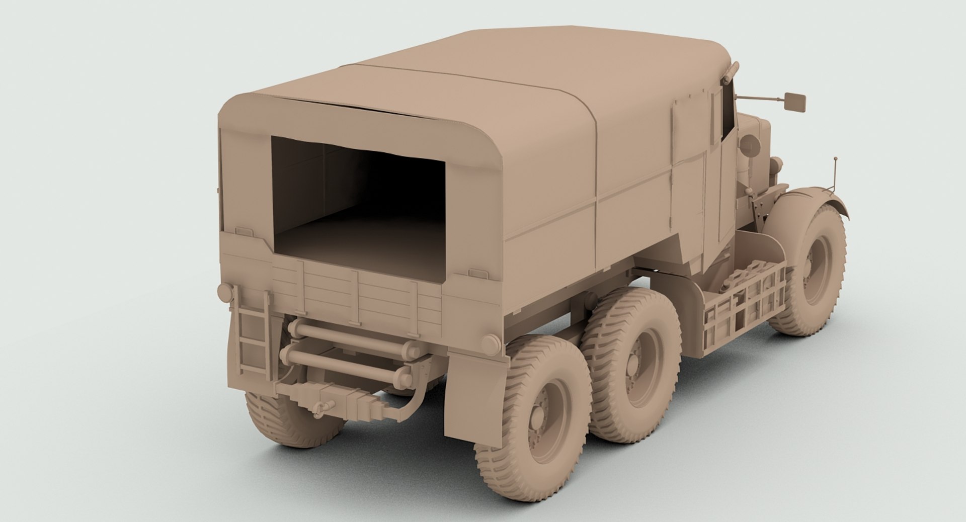 Ww2 Scammell R100 Gun Tractor 3d 3ds