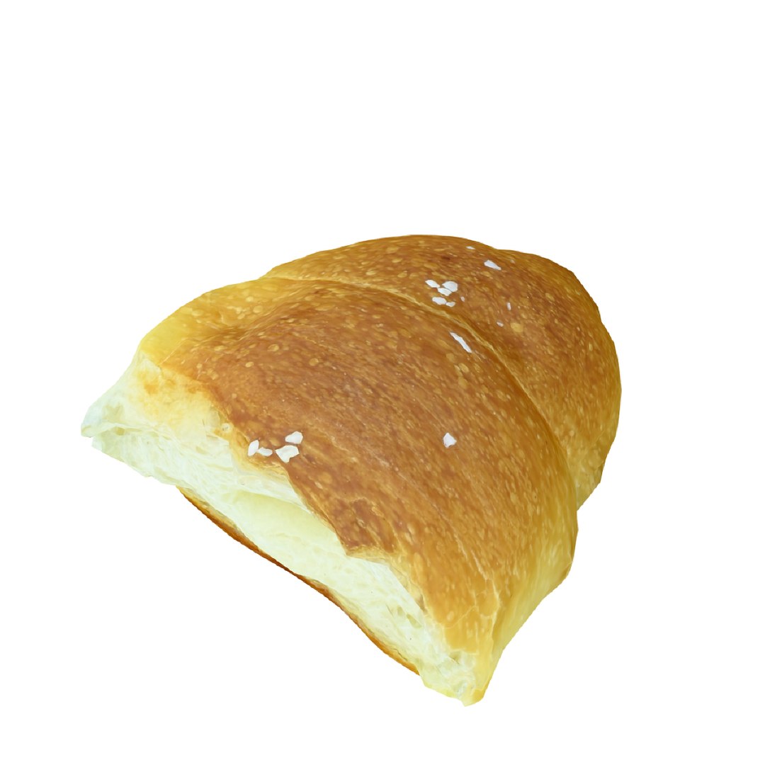 3d Model Game Ready Torn Salted Butter Roll Bread Turbosquid 2020651 2390