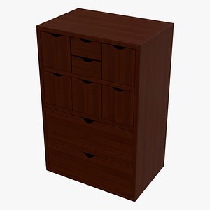 3d model cabinet dae box