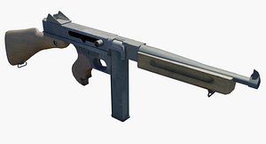 gun tommy 1941 3D model