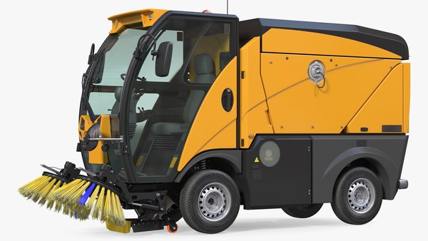 Compact road sweeper 3D model - TurboSquid 1565287