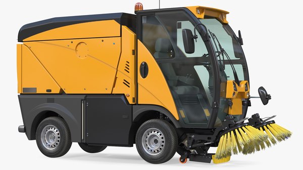 Compact road sweeper 3D model - TurboSquid 1565287