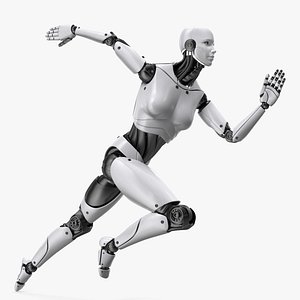 Female Cyborg Run Pose