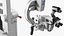 Precision Surgical Microscope Leica M530 OHX Rigged 3D model