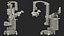 Precision Surgical Microscope Leica M530 OHX Rigged 3D model