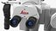 Precision Surgical Microscope Leica M530 OHX Rigged 3D model