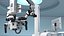Precision Surgical Microscope Leica M530 OHX Rigged 3D model
