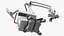 Precision Surgical Microscope Leica M530 OHX Rigged 3D model