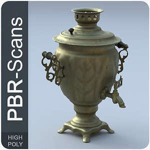 scans old tea-urn 3D model