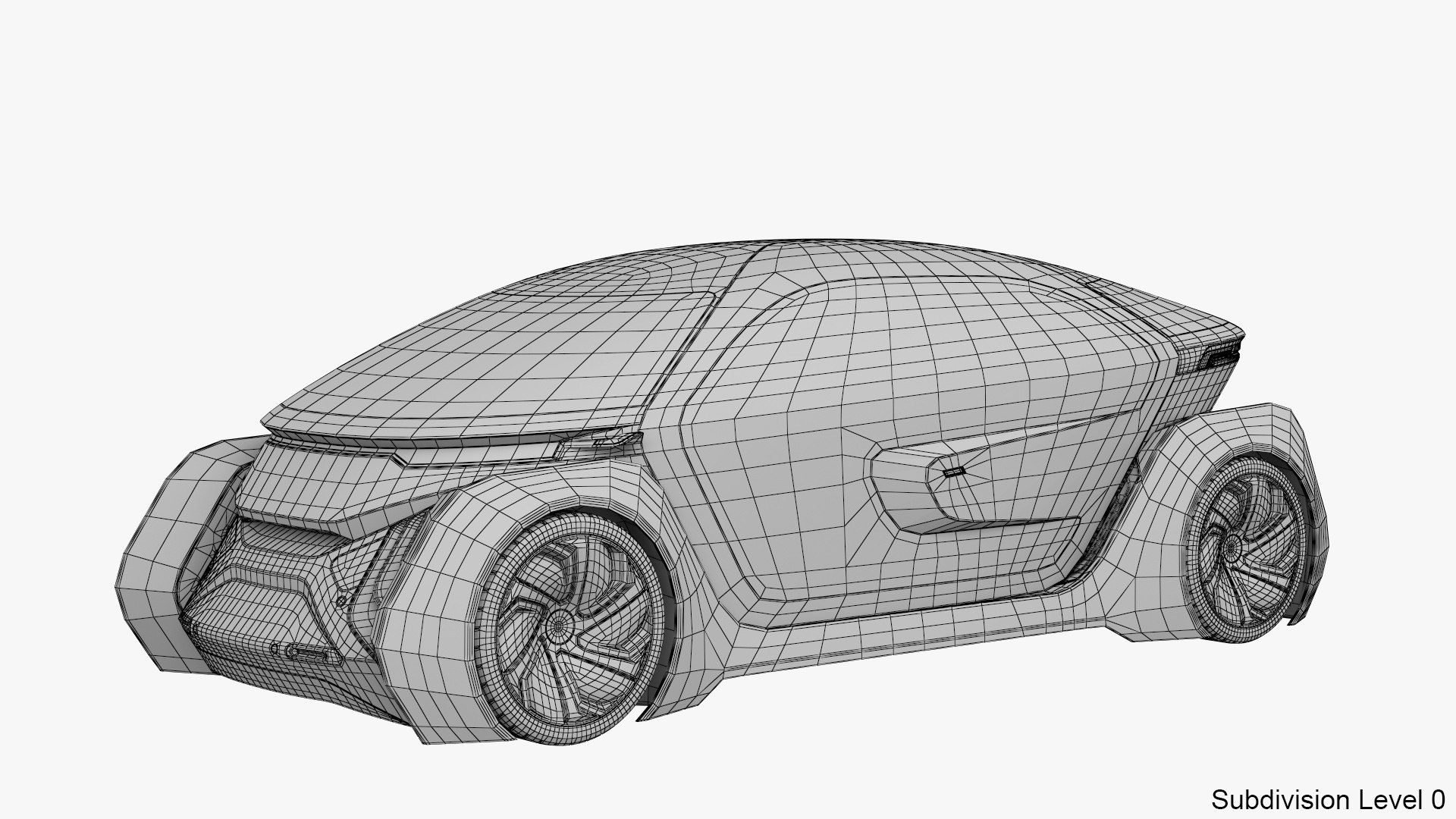3D SelfDriving Car Concept 2 model TurboSquid 1836102