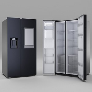 Smart Kitchen Refrigerator with Digital Display model