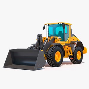 3D Wheel loader Volvo L60H model