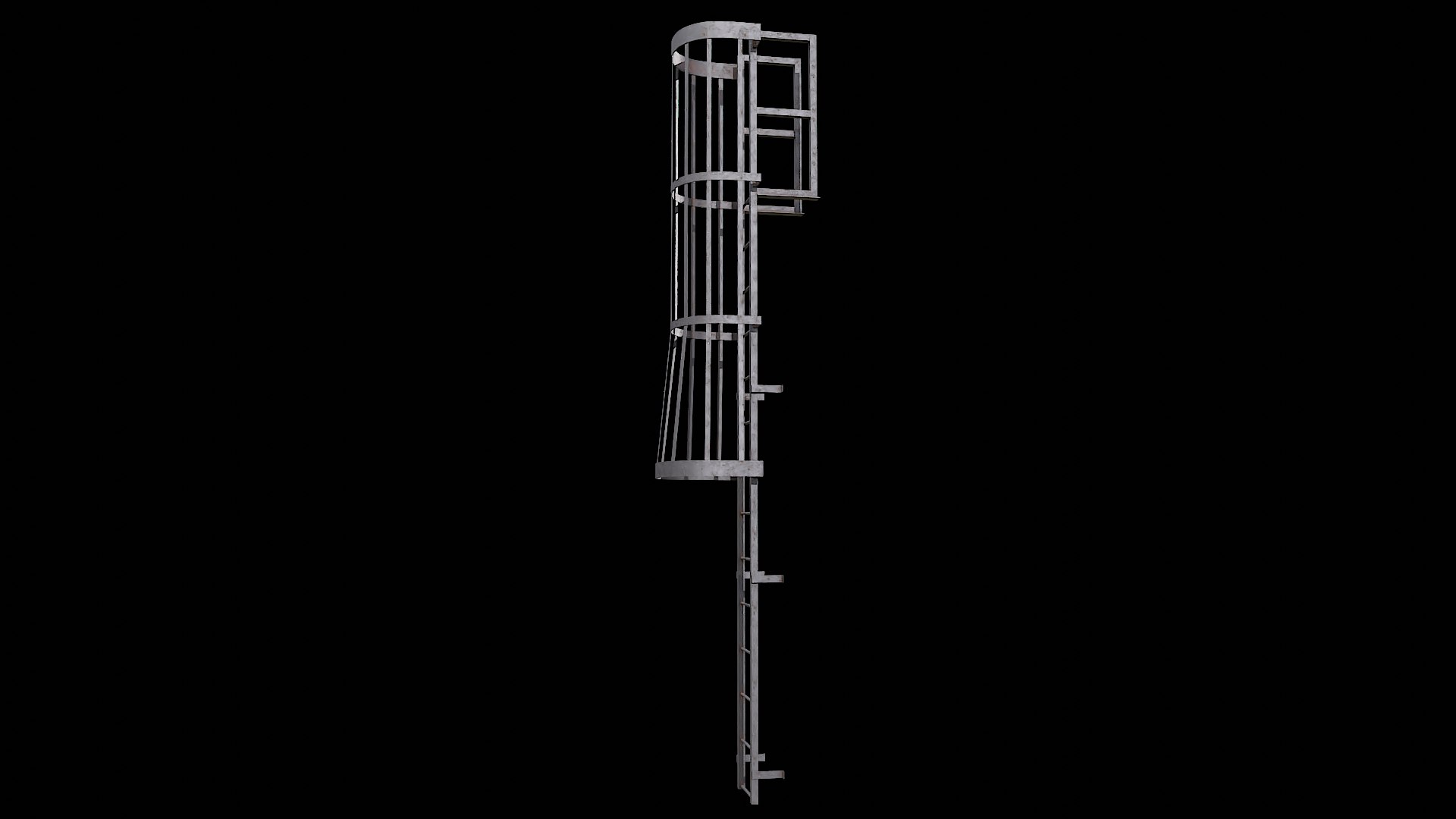 3D Cage - Safety Step - TurboSquid 1633893
