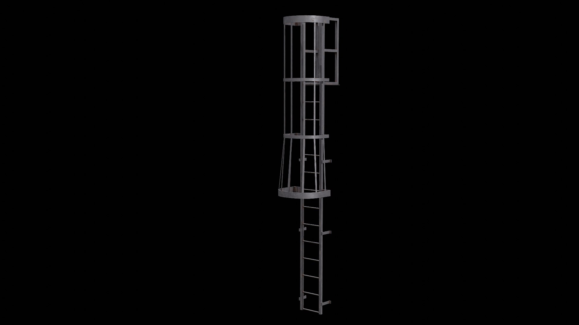 3D Cage - Safety Step - TurboSquid 1633893