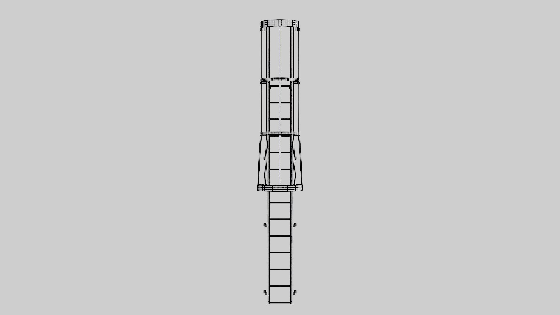 3D Cage - Safety Step - TurboSquid 1633893
