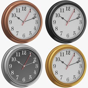 Wall Clock Collection 3D model