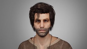 3D Medieval Priest model