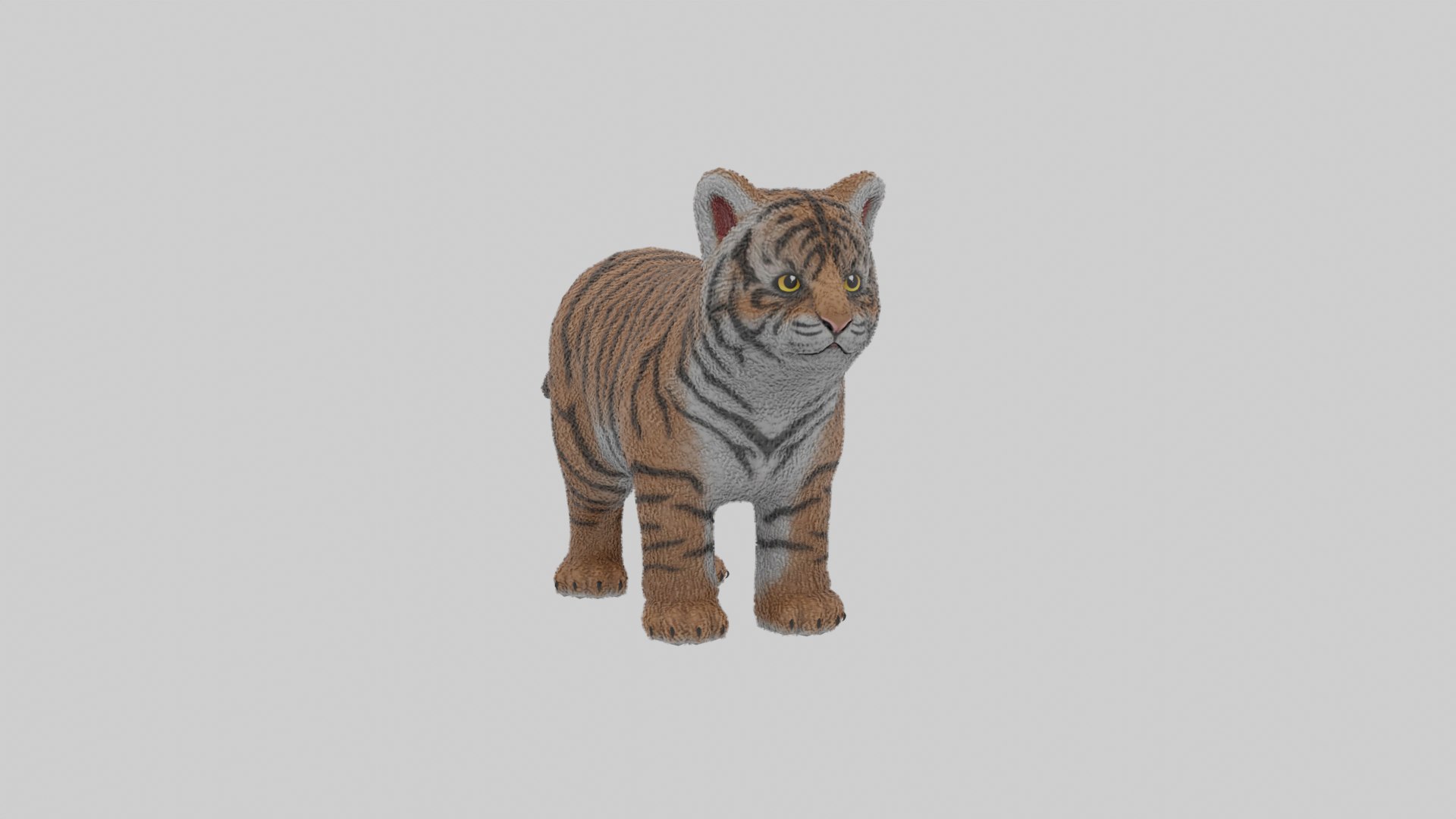 Little Tiger 3D Model - TurboSquid 2079962