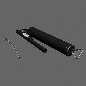 3d model gun lube
